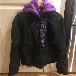 Vance Leather Textile Jacket